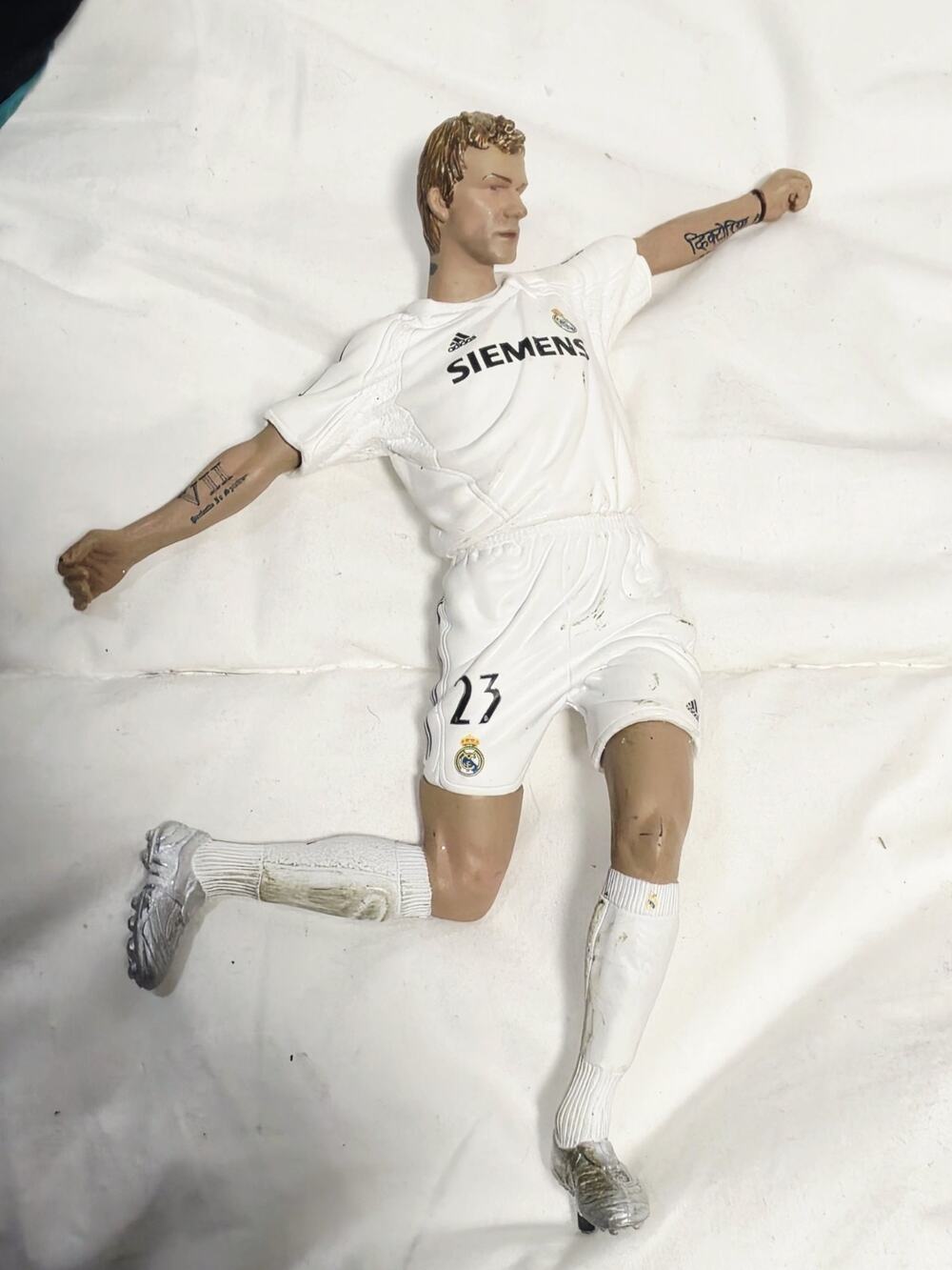 FT CHAMPS David Beckham Figure Only 19cm Real Madrid Action Toy Collectible Htf